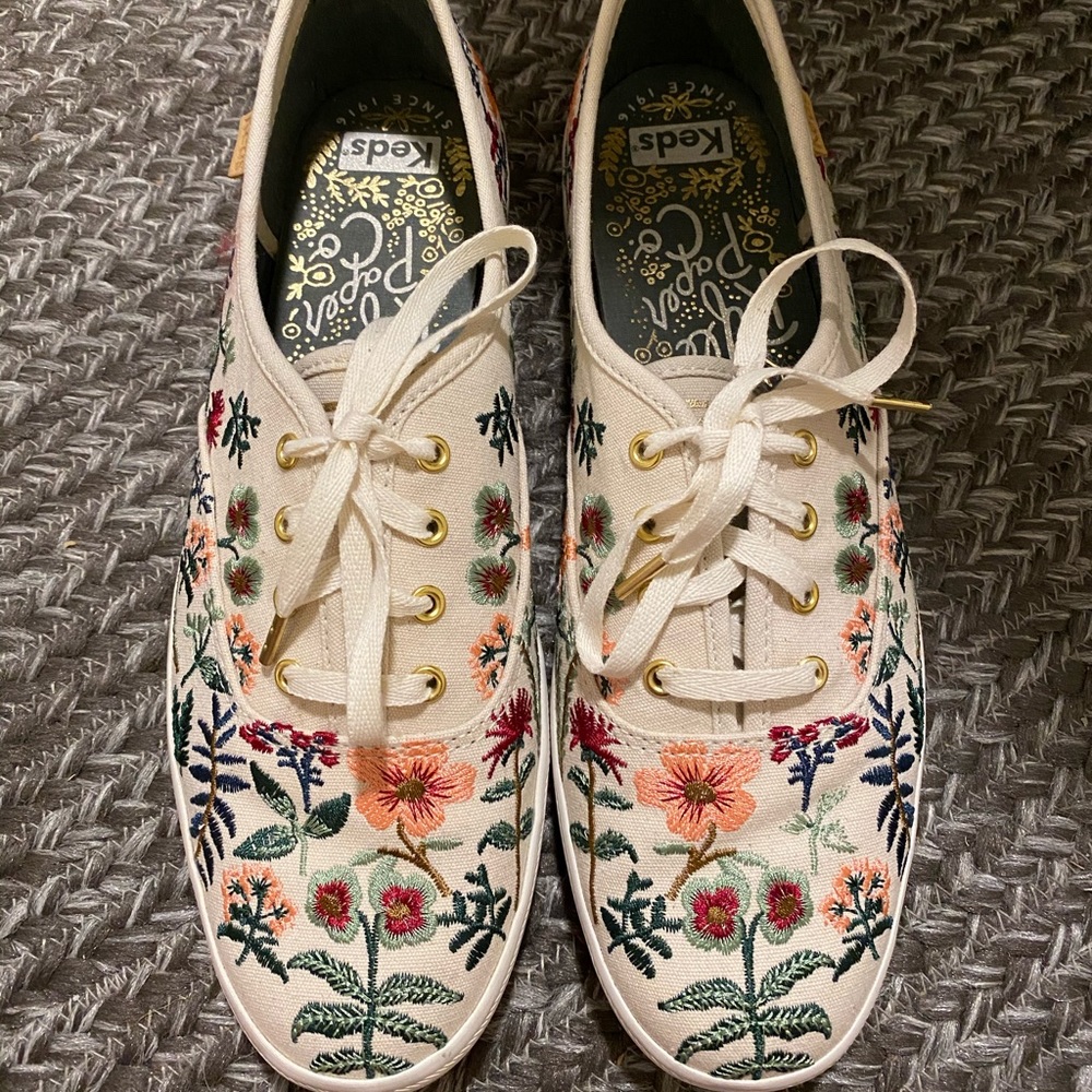 NEW ✨ Keds - Rifle Paper Co. Embroidered Shoes
